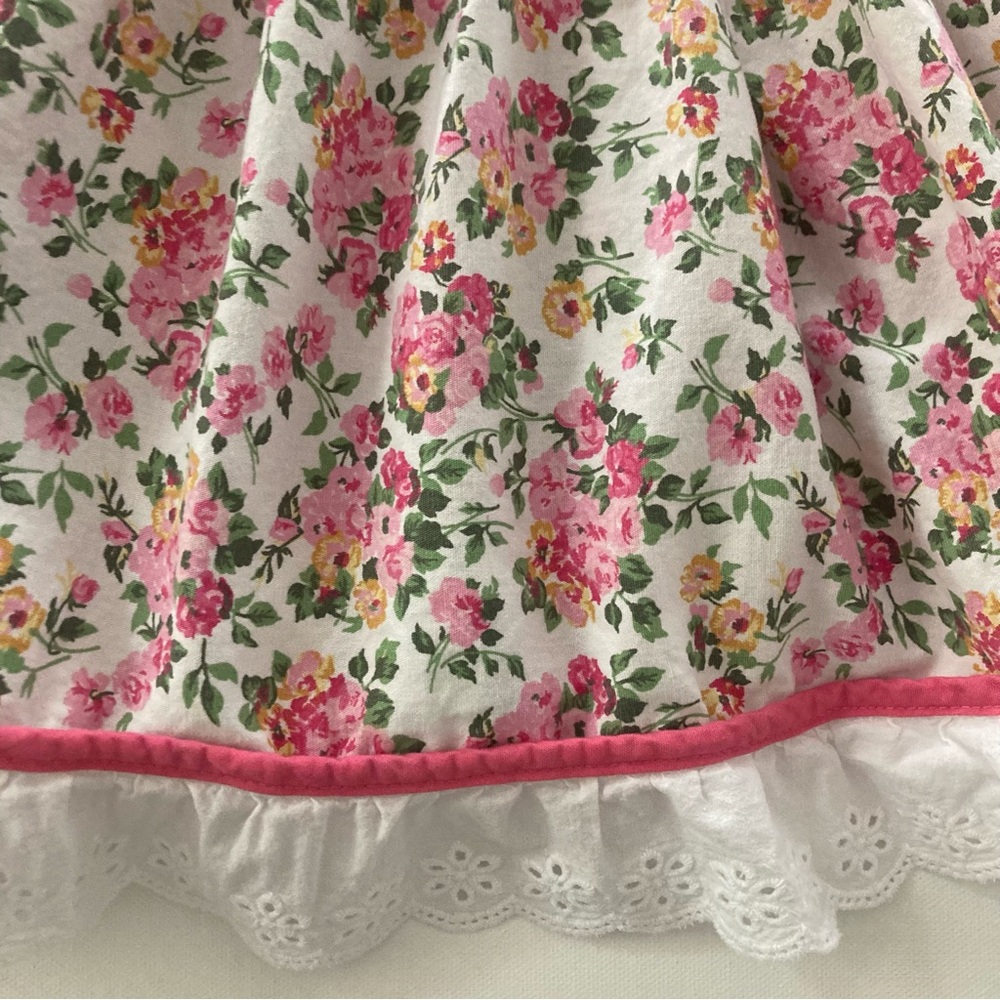 Ricrac & Ruffles Girls 8 Pink Ruffle Tunic Spring Summer - Picture 2 of 11